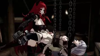 Futa Demon raping the little femboy