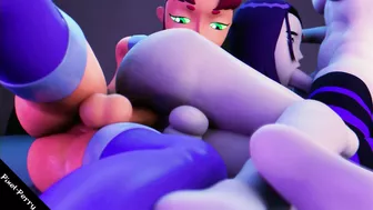 Starfire x Raven x Jinx – Pixel-Perry