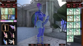 Dickgirl walks in the Temple of Pleasure