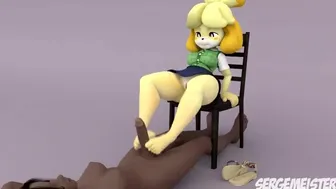 furry footjob