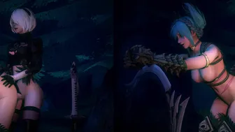 [Bouquetman] 2B/2P X Tira (Split Screen)