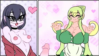 Nsfw Animation, Kuchi Futa X Chamelia. (Patreon)