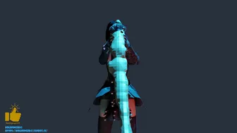 [Boldfinger42] Tifa jerking her horsecock