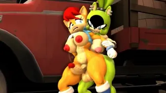 Sally and Surge [blackchaos64]