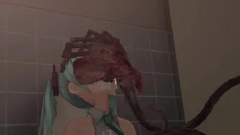 [DysonMMD] Miku ambushed by facehugger part 3