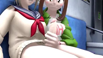 Toga and Uraraka Couple [legoguy9875]