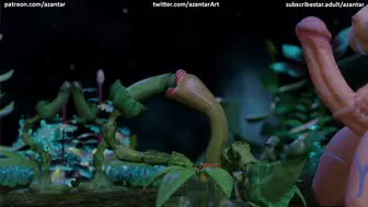 Plant self-deepthroat