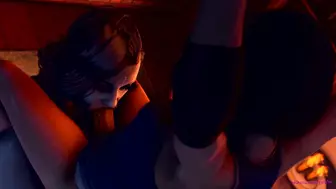 Lady Dimitrescu and Jill Valentine