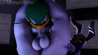 Jet The Hawk Gets Fucked By Vanny And GlitchTrap