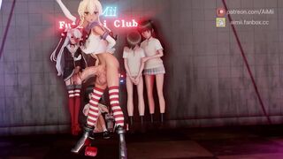 【FUTA】島風Shimakaze Yeah Oh Ahhh Oh! Remake【ふたなり】