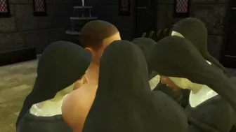 Shemale Nuns Fuck Criminal