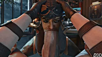 Harley Quinn And Catwoman PoV Blowjob [D3D][4K]