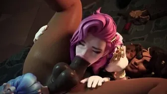 Futa Samira & Seraphine (League Of Legends) [Iidssm]