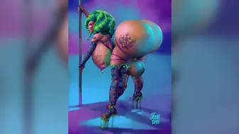 ANIMATED JUGG-DOLL! -Just look at that Juicy, Fat-Ass Twerking to the Beat