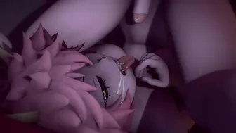 Mina cums in her own mouth [Futa][GreatM8][1080P]