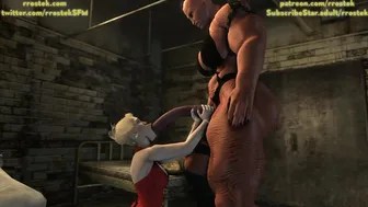 Final Fantasy Scarlet getting throat fucked by Demoness