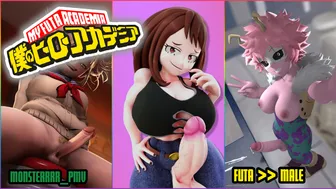 [PMV] My FUTA academia | My hero academia futa on male pmv