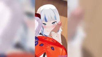 Gura Masturbating Kiara [Suzutaro3D]