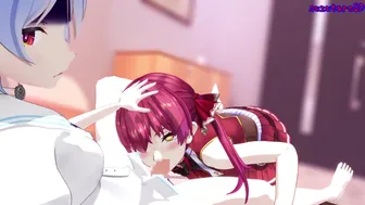 Pekora & Marine Quickie [Suzutaro3D]