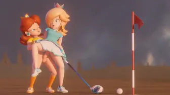Daisy and Rosalina go golfing