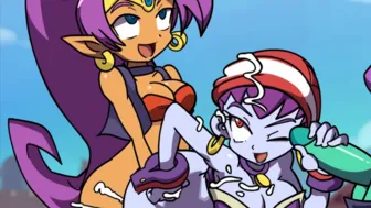 [PeachyPop34] Futa Shantae & Rottytops x Risky Boots (+No Watermark)