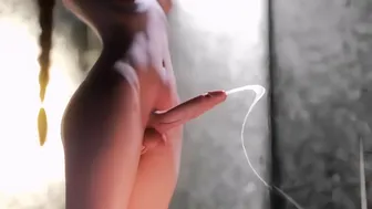 Futanari cutie blowing her load uncontrollably – Azure Limina