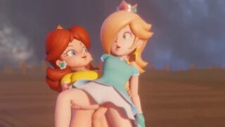 Daisy Gets Horny while Golfing With Rosalina [HipMinky]