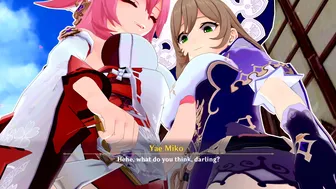 Yae Miko x Lisa Commission