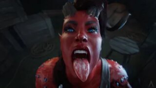 Lae’Zel and Karlach [Amazonium]