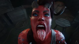 Lae’Zel and Karlach [Amazonium]