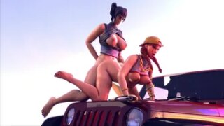 Aura and Crystal Futa Sex