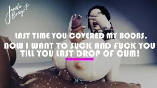 Round 1 – Busty goth gf Vs Futa BBC