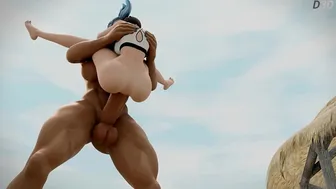 Junker Queen Smashes Tracer [D3D][4K + Audio]