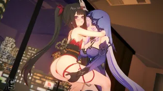 HSR Black Swan x Sparkle 2 (Chopsticker)