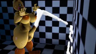 Toy chica shoots her massive thicc throbbing load everywhere