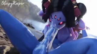 Muffet × Undyne「SleepyKeeper」