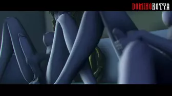 Pyrrha x Nora x Yang (futa)