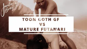 Toon Goth GF VS Mature Futanari