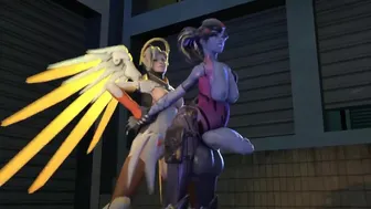 Futa Mercy X Futa Widowmaker – HeisenBurger