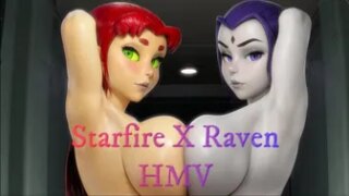 Starfire X Raven HMV