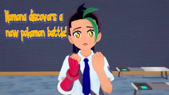 Nemona discovers a new pokemon battle