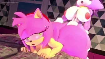 Blaze fucking Amy from behind