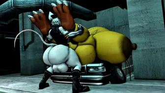 Hyper officer Flint and Chica