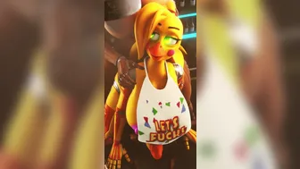 Chica Preparing for the Show [Xazter3D]