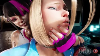 Cammy + Juri(Part 1)[TokPok3D]