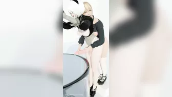 2B&Marie_Back attack_A02vertical [1pala]