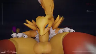 [Oatmealpecheneg] Lovetaste Toy Chica x Renamon