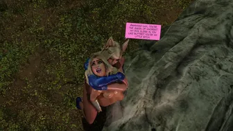 Ahri fucks lux in the forest