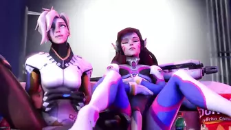 Game Night – Mercy Fucks D.Va – BlackjrXIII