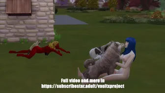 Wicked Sims, Jane Insane and DMonika in the Park